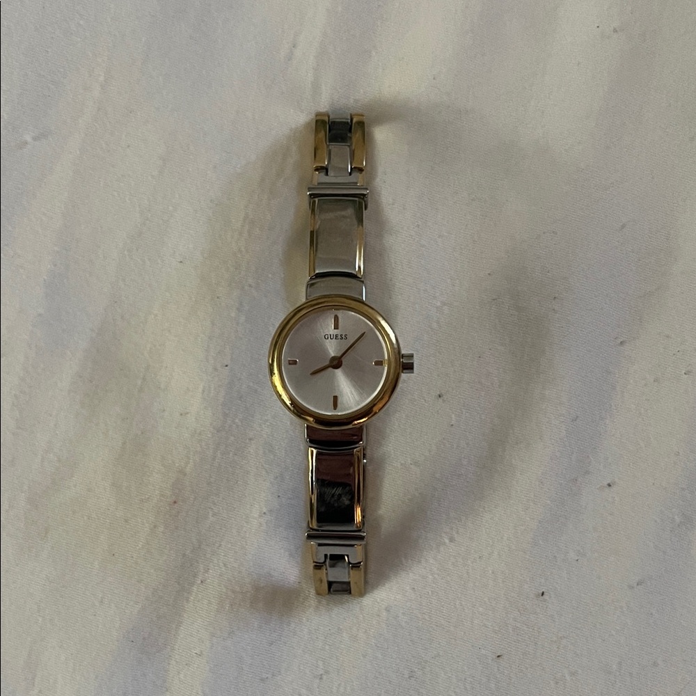 Guess Gold and Silver Classic Watch with Elegant Design
